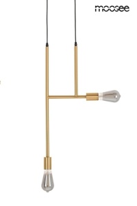 LUSTRA RIVA 2 GOLD, CONFECTIONATA DIN OTEL INOXIDABIL, STIL MODERN