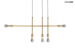 LUSTRA RIVA 5 GOLD, CONFECTIONATA DIN OTEL, STIL MODERN