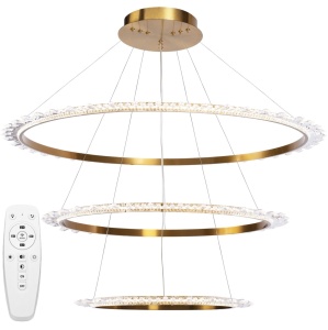 Lustra Tavan LED Cristal APP1609-3C GOLD