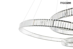 LUSTRA WAVE 160A, CROM, CONFECTIONATA DIN OTEL SI STICLA, STIL MODERN - Img 3