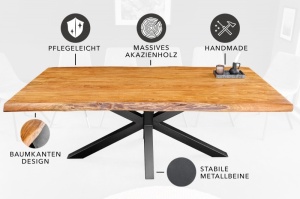 MASA DE SUFRAGERIE, 200CM, LEMN SALCAM SI METAL, ARTIM GROUP SELECTION - Img 7