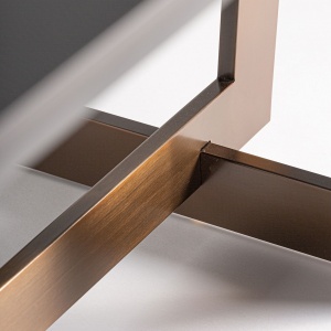 MASA DEOSEBITA,TREMP 250CM, DIN FAIANTA SI METAL, NEGRU/CUPRU, ARTIM GROUP SELECTION - Img 3