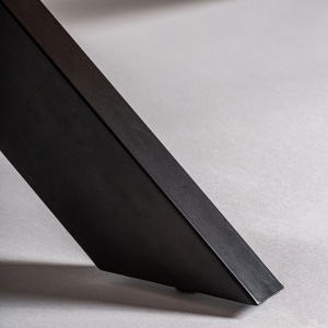 MASA DEOSEBITA, VIBORG 320CM, DIN LEMN DE SALCAM SI METAL, NATUR/NEGRU, ARTIM GROUP SELECTION - Img 5
