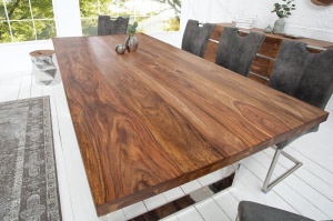 MASA DIN LEMN MASIV FIRE&EARTH 37477 - DESIGN INDUSTRIAL