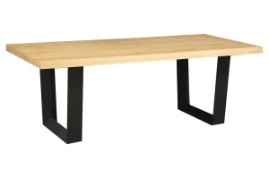 MASA DINING 210CM, ZEUS, FURNIR LEMN DE STEJAR SI METAL, ASPECT STEJAR, ARTIM GROUP SELECTION - Img 2