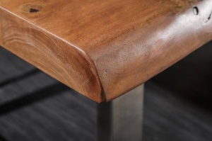 MASA DINING DIN LEMN MASIV, MAMMUT 220CM, DESIGN INDUSTRIAL - Img 3
