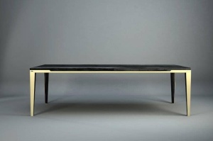 MASA DINING DYLE ESSENCE 001 240x100, DIN METAL SI LEMN MASIV, STIL MODERN B2