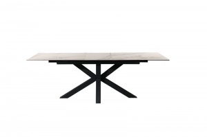 MASA DINING EXTENSIBILA 180-225CM, ETERNITY, COD 40650, DIN METAL SI CERAMICA, EFECT MARMURA - Img 2