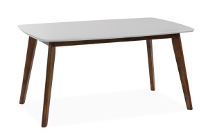 MASA DINING EXTENSIBILA MAROCCO NUC/ALB - DESIGN SCANDINAV - Img 1
