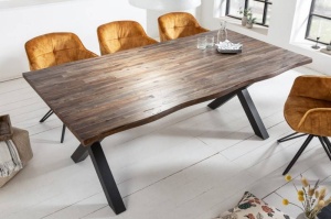 MASA DINING, GENESIS VINTAGE 160CM, DIN LEMN DE SALCAM SI METAL, ARTIM GROUP SELECTION