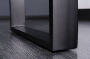MASA DINING, IRON CRAFT II 140CM GRI, COD 40816, LEMN MASIV, ASPECT INDUSTRIAL - Img 5