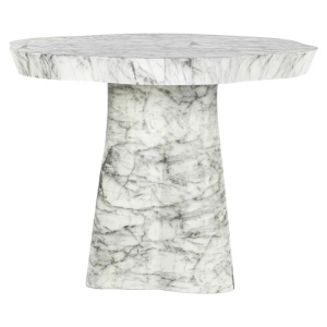 MASA DINING ROCKYARD, 100Ø, 7788, CU ASPECT DE MARMURA IDEALA PENTRU INTERIOR SAU EXTERIOR, RICHMOND INTERIORS