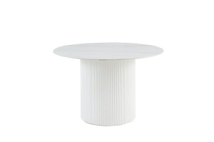 MASA DINING ROTUNDA, UNIQUE, 120CM, CADRUL CERAMIC SI BLAT DIN MARMURA, ARTIM GROUP SELECTION