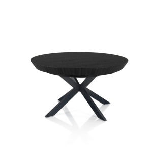 MASA EXTENSIBILA 130/230CM, STOR BLACK, DIN METAL SI BLAT DIN FURNIR, ARTIM GROUP SELECTION