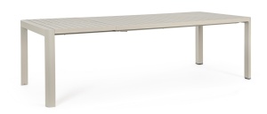 MASA EXTENSIBILA DE GRADINA KIPLIN, BEJ, CONFECTIONATA DIN ALUMINIU, STIL MODERN MINIMALIST - Img 3