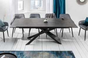 MASA EXTENSIBILA DE LUX 180/220/260CM, EUPHORIA COD 40645, DIN METAL, STICLA SI CERAMICA, ARTMIM GROUP SELECTION - Img 3