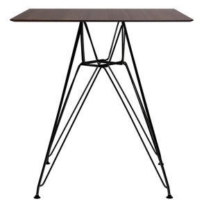 MASA MARO INCHIS DSR SQUARE BLACK 70x70 STIL MODERN B2