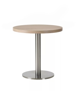 MASA PENTRU CAFENEA, 68 CM, STEJAR SONOMA/CROM, DIN PAL LAMINAT SI OTEL, ARTIM GROUP SELECTION - Img 3