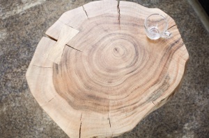 MASUTA DE CAFEA 40CM, DIN LEMN MASIV, GOA II, COD 36707, DESIGN RUSTIC UNICAT - Img 3