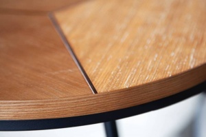 MASUTA DE CAFEA 45CM, ELEGANCE, DIN MDF SI METAL, COD 41204 - Img 3