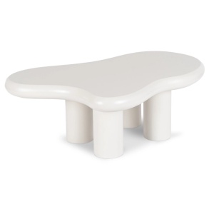 MASUTA DE CAFEA, ARTIM MEBLE, REALIZAT DIN MDF, CULOARE ALBA, STIL MODERN - Img 4