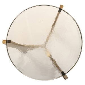 MASUTA DE CAFEA AVERY GOLD 33Ø, 825259, CONFECTIONATA DIN ALUMINIU SI STICLA, STIL MODERN - Img 2