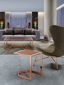 MASUTA DE CAFEA BETSY 954129, DIN OTEL INOXIDABIL SI STICLA, STIL MODERN, SCHULLER