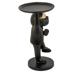 MASUTA DE CAFEA BULLIE, 8849, CONFECTIONATA DIN ALUMINIU, BLACK/GOLD, STIL MODERN - Img 2