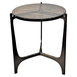 MASUTA DE CAFEA MATEO 43Ø, 825222, CONFECTIONATA DIN ALUMINIU SI STICLA, STIL MODERN