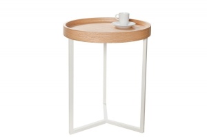 MASUTA DE CAFEA, MODUL, COD 36717, ALB/STEJAR, DESIGN MODERN - Img 4