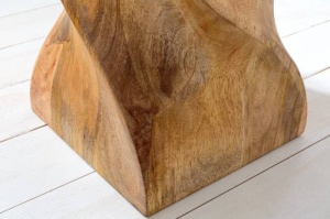 MASUTA DE CAFEA/TABURET 45CM, TWIST, LEMN MASIV, DESIGN MODERN, COD 43849 - Img 4