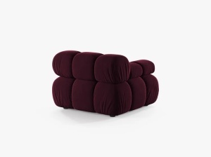 MODUL CANAPEA BELLIS, PE STANGA, VISINIU, CU TAPITERIE DIN CATIFEA VENUS, MICADONI - Img 3