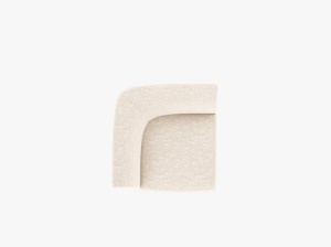 MODUL CANAPEA MILEY, BEJ DESCHIS, CU TAPITERIE DIN TEXTIL CHENILLE HAGA, MICADONI - Img 4