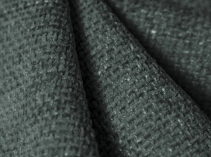 MODUL SEZLONG MILEY, PE STANGA, VERDE BENZINA, CU TAPITERIE DIN TEXTIL CHENILLE HAGA, MICADONI - Img 5