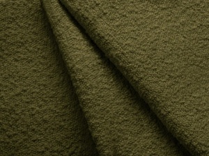 MODUL SEZLONG MILEY, PE STANGA, VERDE MASLINIU INCHIS, CU TAPITERIE DIN TEXTIL BOUCLE BALOO, MICADONI - Img 5