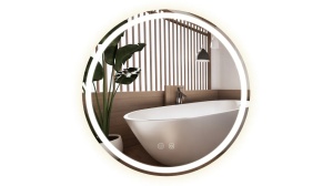 OGLINDA BAIE REA BAS, CU LED, 80CM, DIN STICLA, CALITATE SUPERIOARA