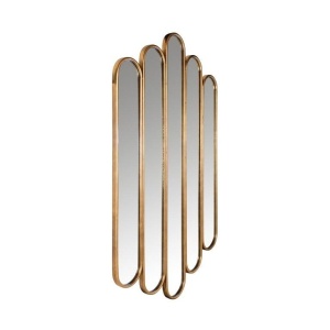 OGLINDA DECORATIVA ASIMETRICA CHELSEY, AURIE, 160 CM, STIL MODERN, MI-0070 - Img 2