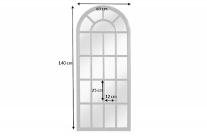 OGLINDA DECORATIVA, CASTILLO 140CM, DE CULOARE NEAGRA, COD 43631 - Img 6