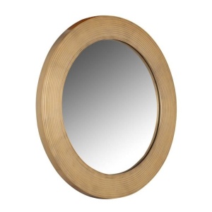 OGLINDA DECORATIVA ROTUNDA MORSE, 54 CM, AURIE, STIL MODERN, B2 - Img 2