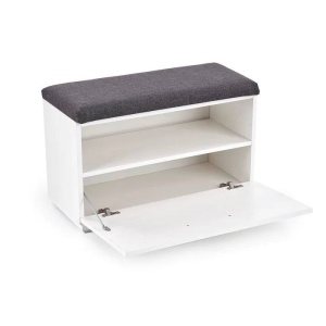 PANTOFAR LIMA ST-2, GRI/ALB, DIN PAL MELAMINAT, STIL MODERN, HALMAR - Img 3