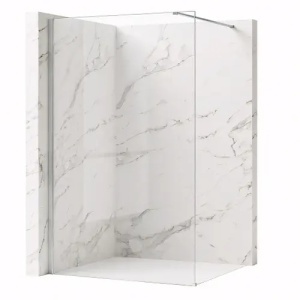 PARAVAN DE DUS FLEXI, 100, TRANSPARENT/CROM, CALITATE SUPERIOARA
