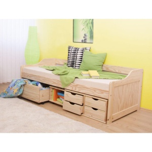 PAT CU SPATIU DE DEPOZITARE 90X200 MAXI STIL MODERN TK