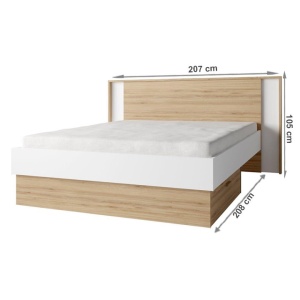 PAT DUBLU 160x200 SIMPLA STIL MODERN TK - Img 3