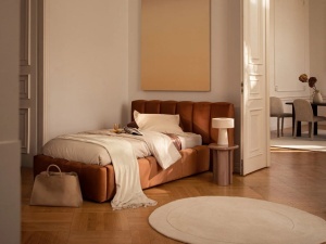 PAT SINGLE LUPINE, MIERE, CU TAPITERIE DIN CATIFEA PARIS, MICADONI