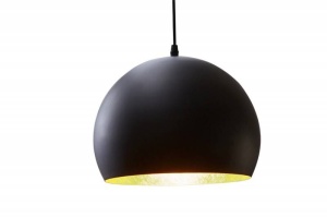 PENDUL 30CM, GLOW NEGRU/AURIU, COD 40825, DIN METAL , STIL INDUSTRIAL - Img 6