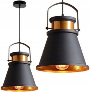 PENDUL ASTI C BLACK/GOLD, 33x25/100 cm, NEGRU SI AURIU, DIN ALUMINIU DE INALTA CALITATE, STIL MODERN, TU