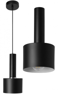 PENDUL BLACK OSTI B, 20x100 cm, NEGRU, DIN ALUMINIU, STIL MODERN, TU