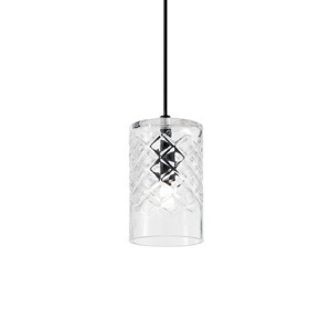 PENDUL COGNAC- 2 SP1, TRANSPARENT, DESIGN DECORATIV, IDEAL LUX