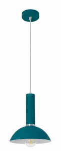 PENDUL GREEN OSTI C. 20x100 cm, VERDE/ALBASTRU, DIN ALUMINIU, STIL MODERN, TU - Img 3