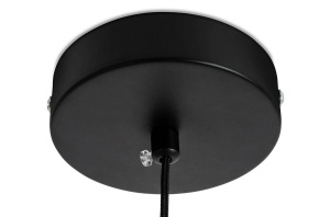 PENDUL HALF, CUPRU/TRANSPARENT, DIN ALUMINIU SI STICLA, STIL MODERN, B2 - Img 6